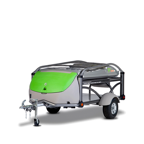 GO Camping Trailer with Equipment Rack and Storage