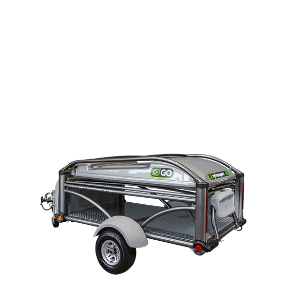 GO Camping Trailer with Equipment Rack and Storage
