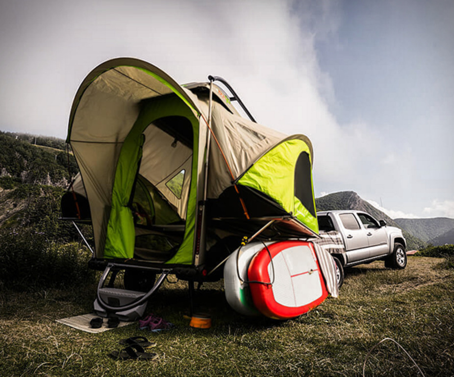 GO Camping Trailer with Equipment Rack and Storage