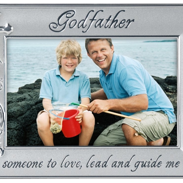 Godfather with Cross Picture Frame