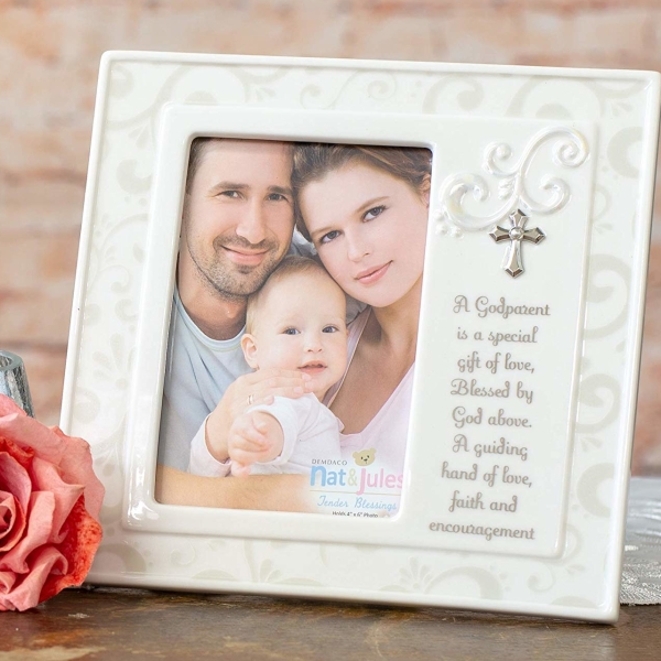 Godparent Porcelain Picture Frame