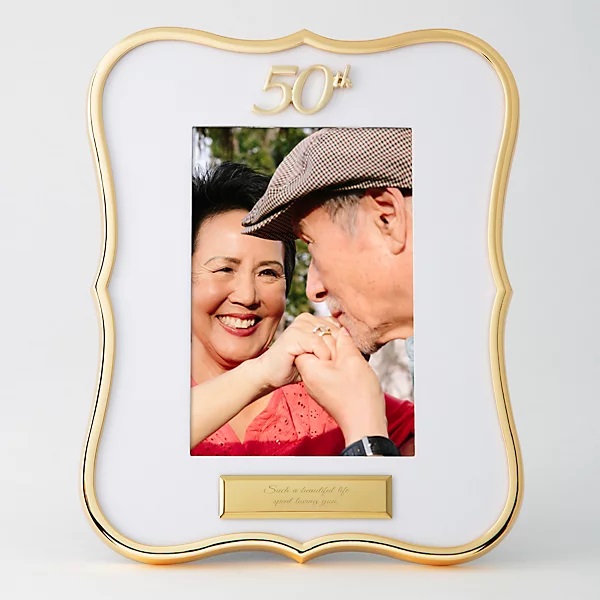 Gold 50th Anniversary Frame