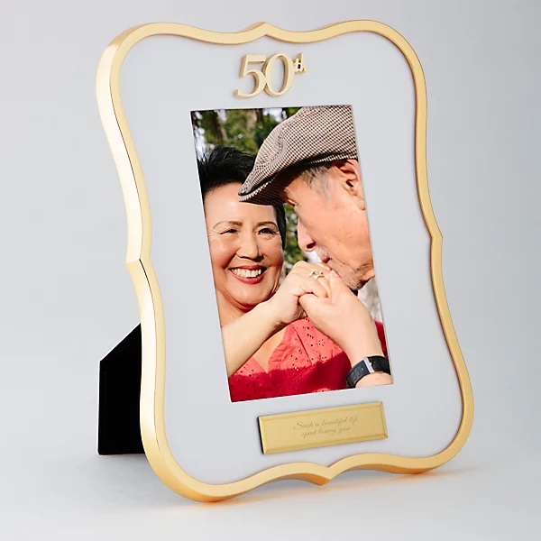 Gold 50th Anniversary Frame