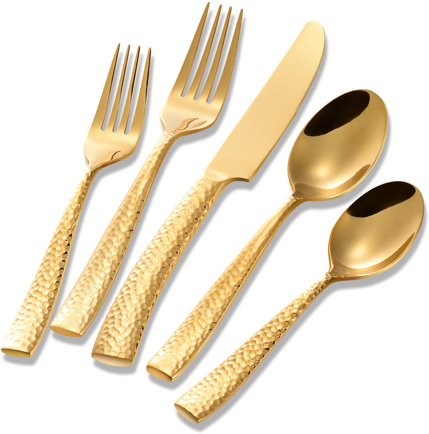 Gold Silverware Set