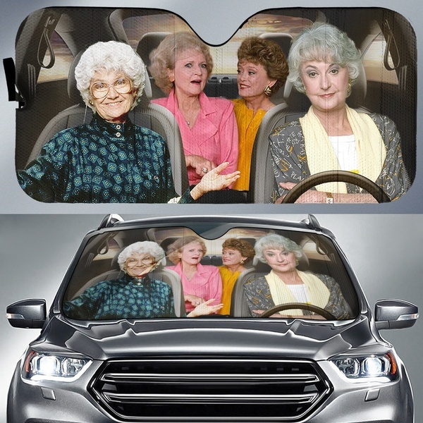 Golden Girls Windshield Sun Shade Visor