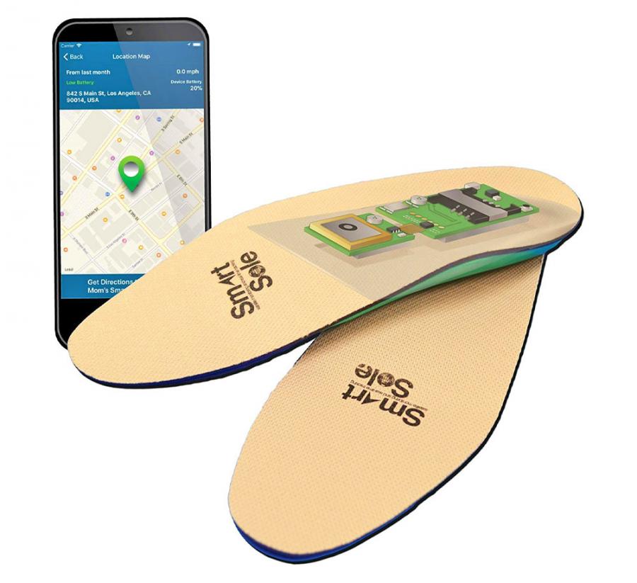GPS Tracking Shoe Insoles For Seniors With Alzheimer’s or Dementia