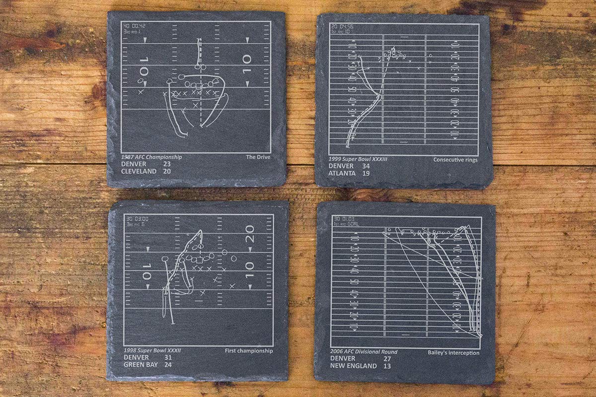 Greatest Football Plays Coasters