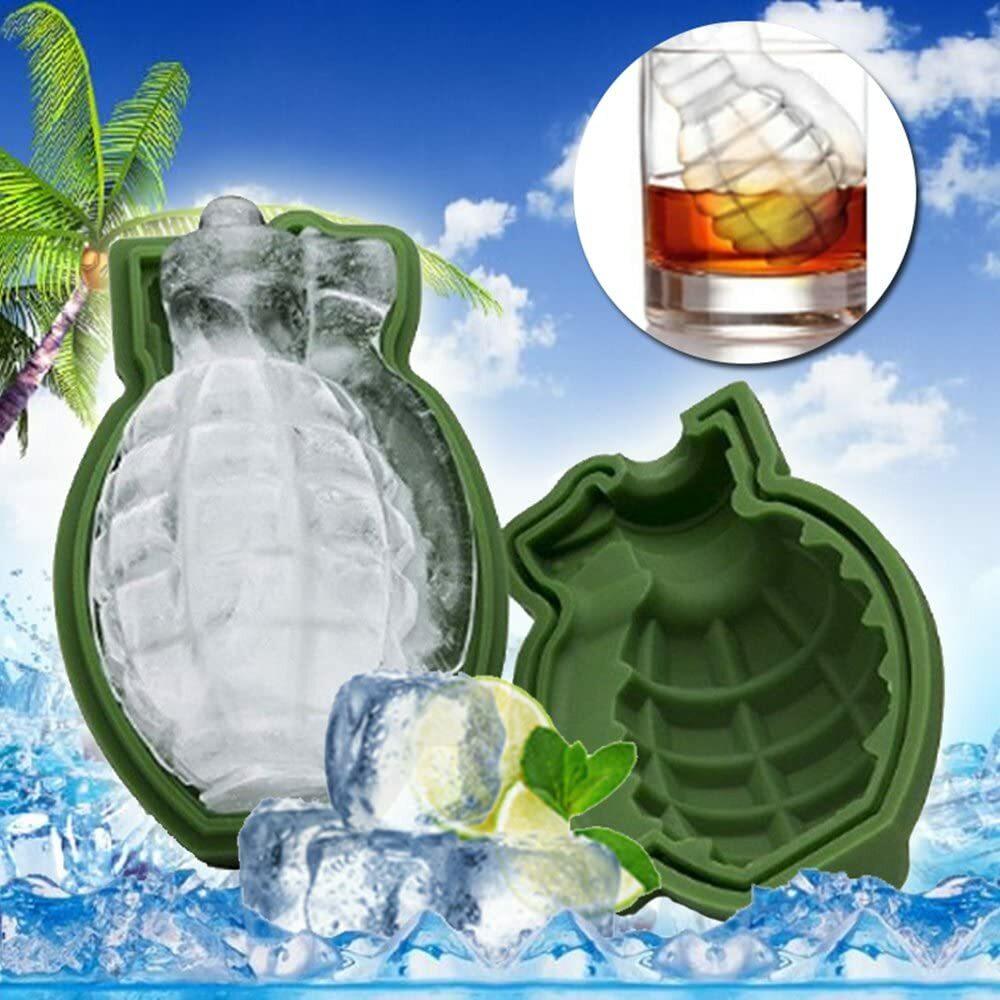 Grenade Ice Cube Mold