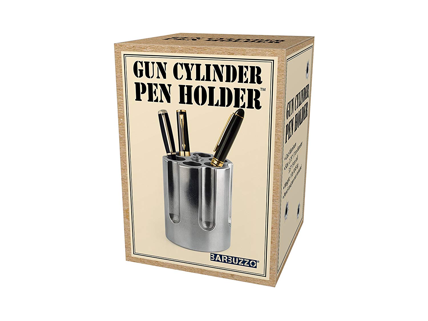 Gun Cylinder Pen Holder