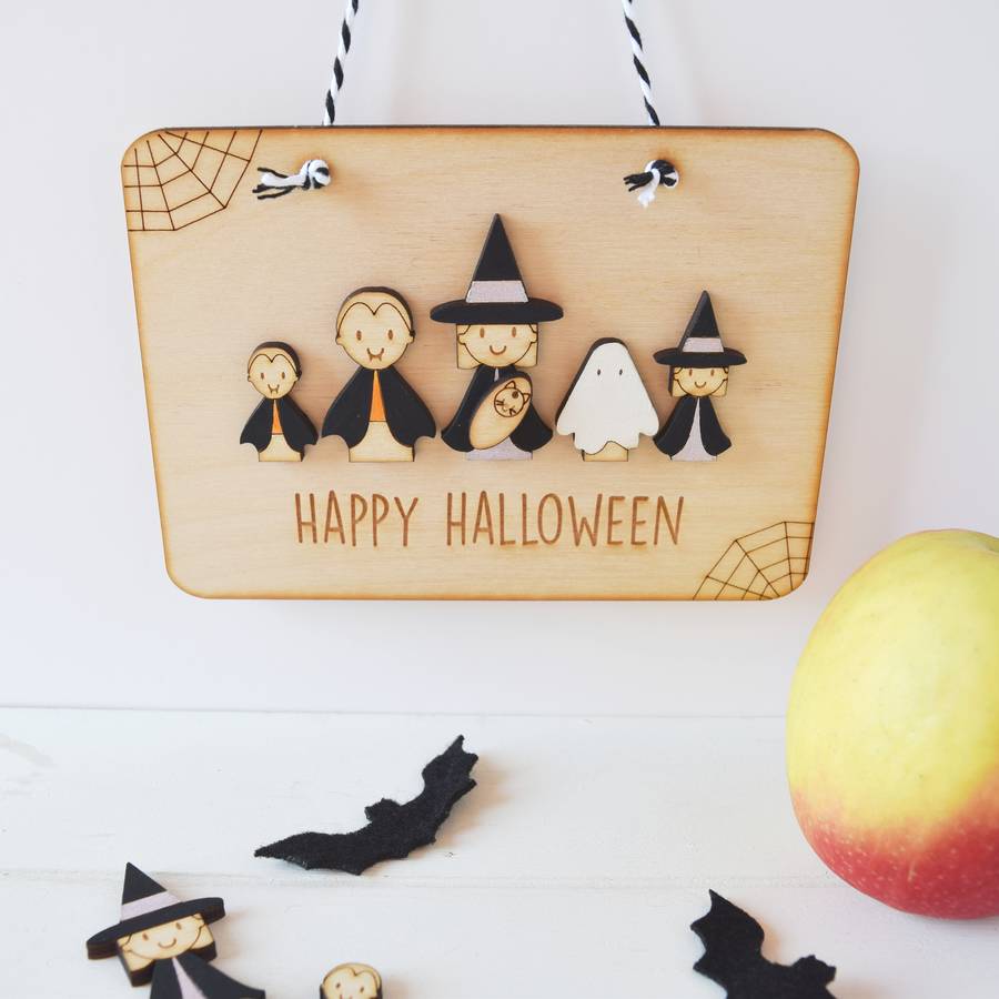 Personalised Halloween Family Sign