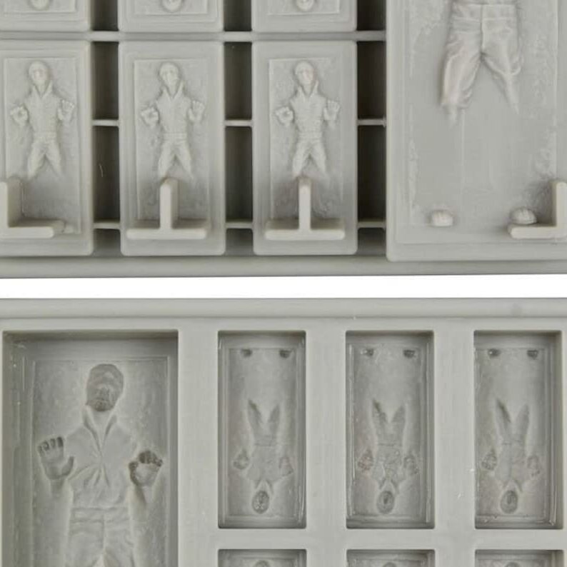 Han Solo in Carbonite Silicone Ice Tray