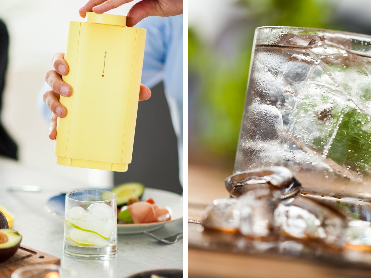 Hand-Held Ice Cube Maker
