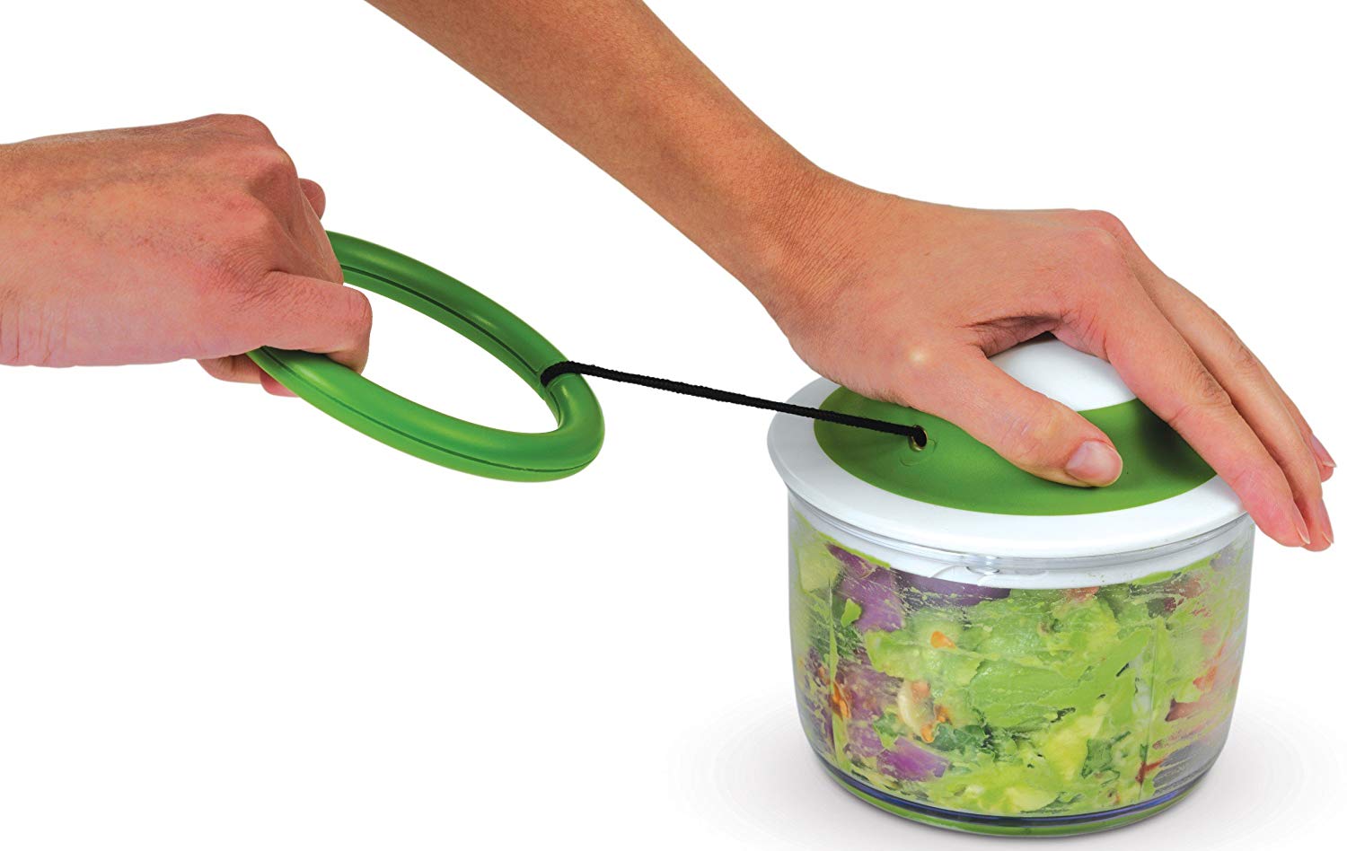 Hand-Powered Veggie Chopper