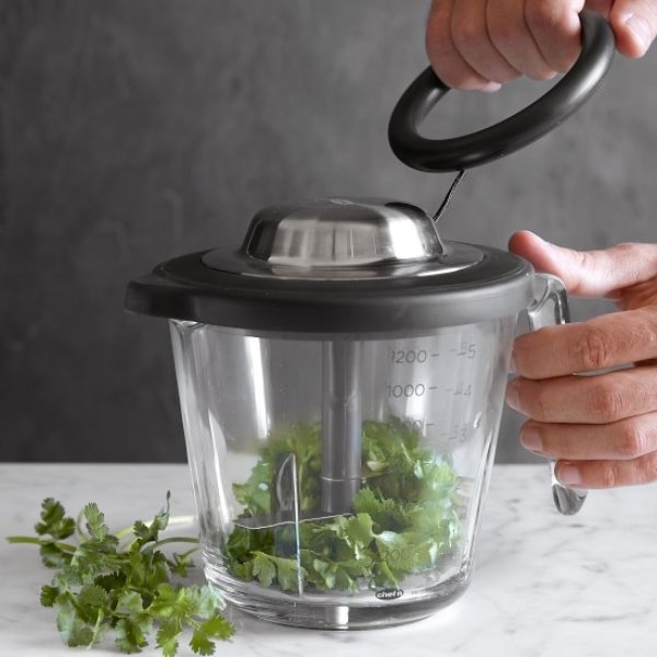 Hand-Powered Veggie Chopper