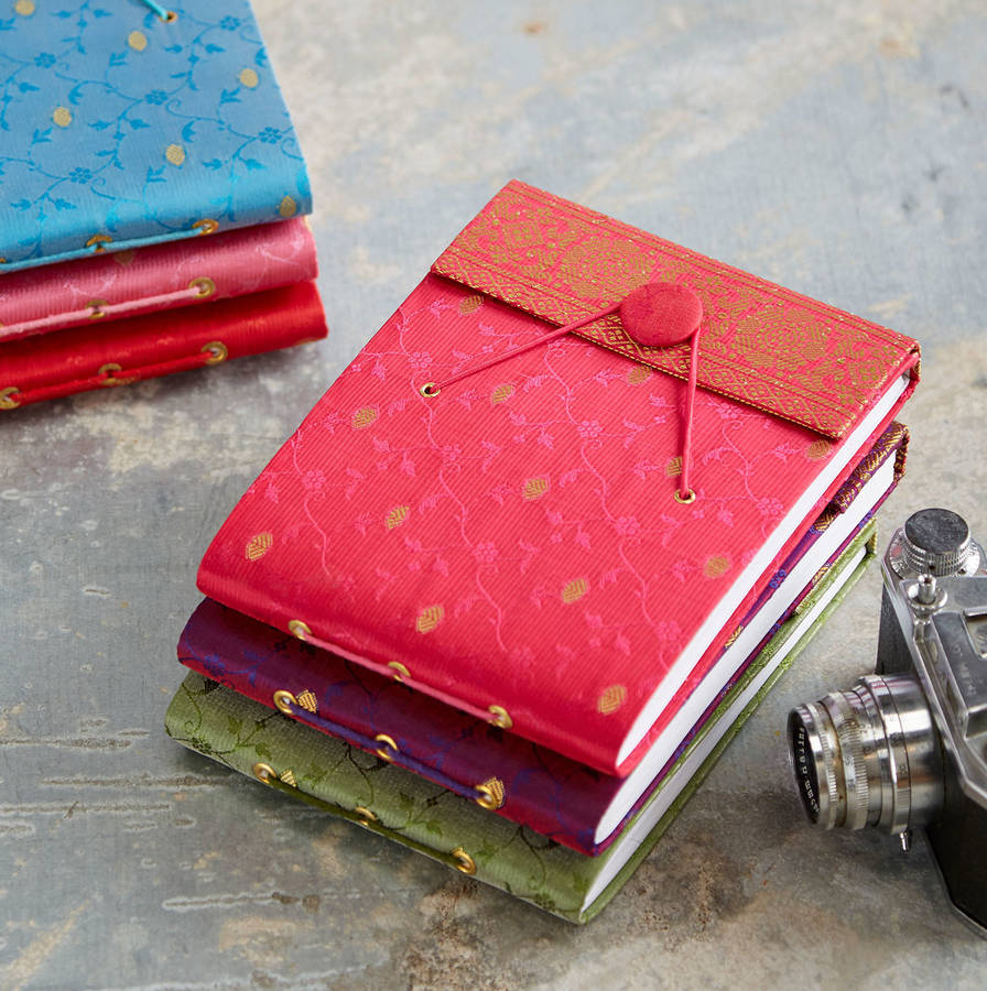 Handmade Small Sari Photo Album