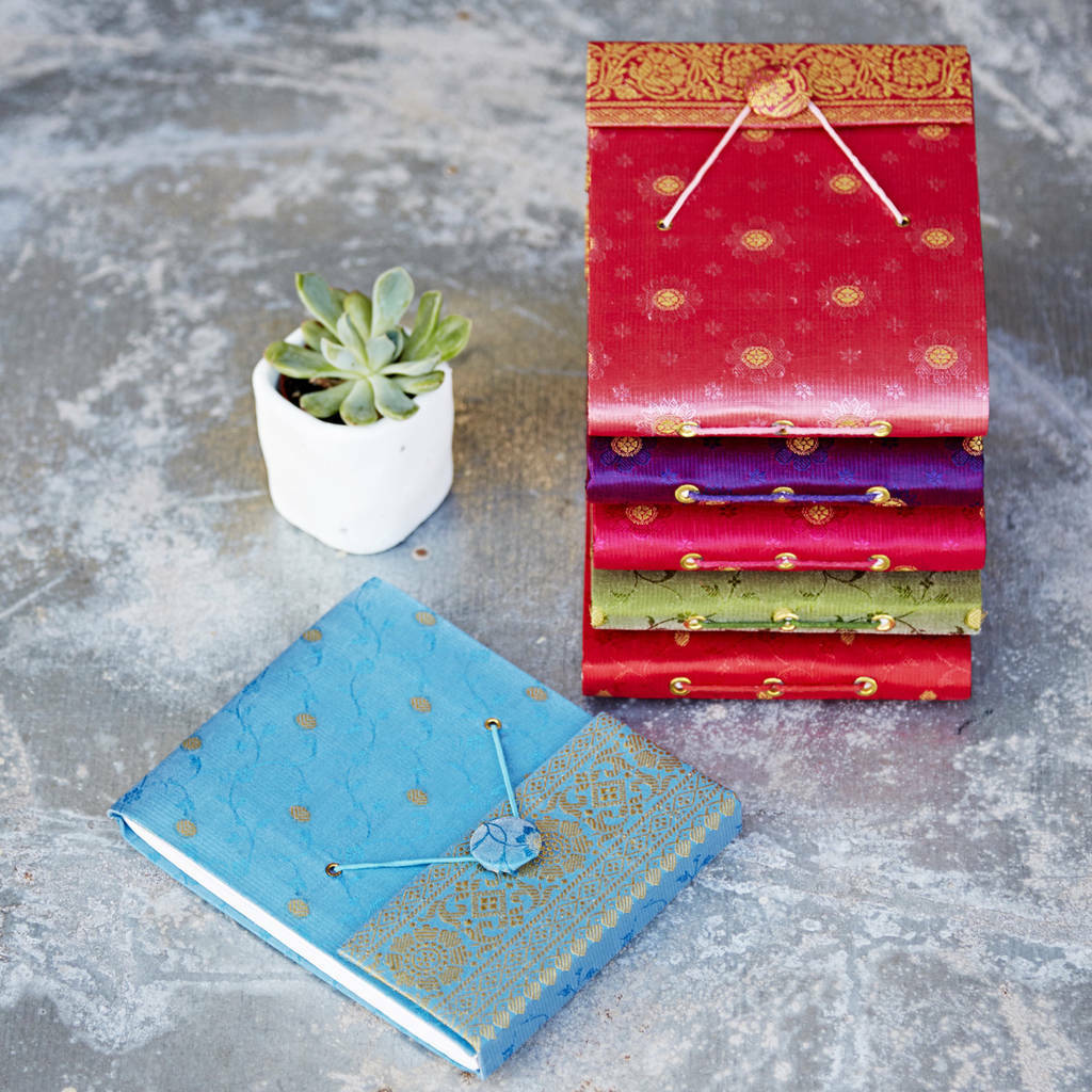 Handmade Small Sari Photo Album