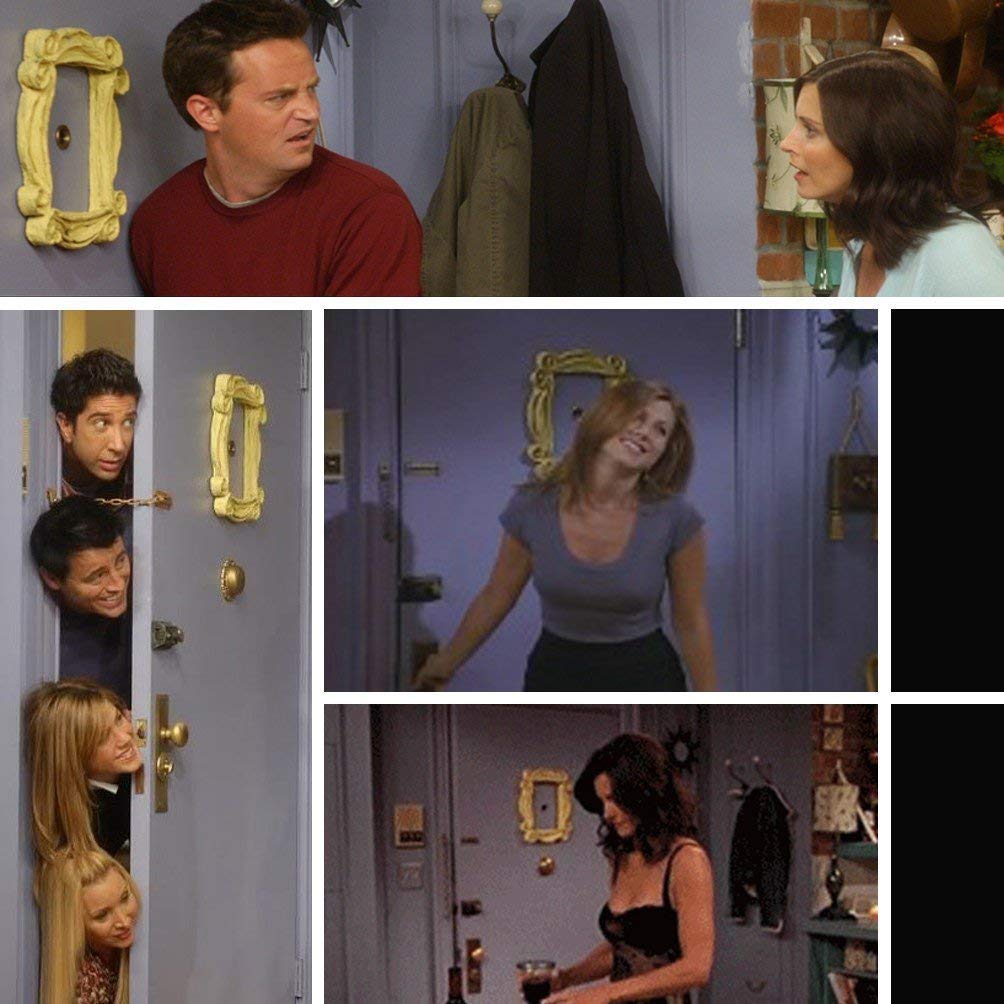 Handmade Yellow Peephole Frame as seen on Monica’s Door on Friends TV Show