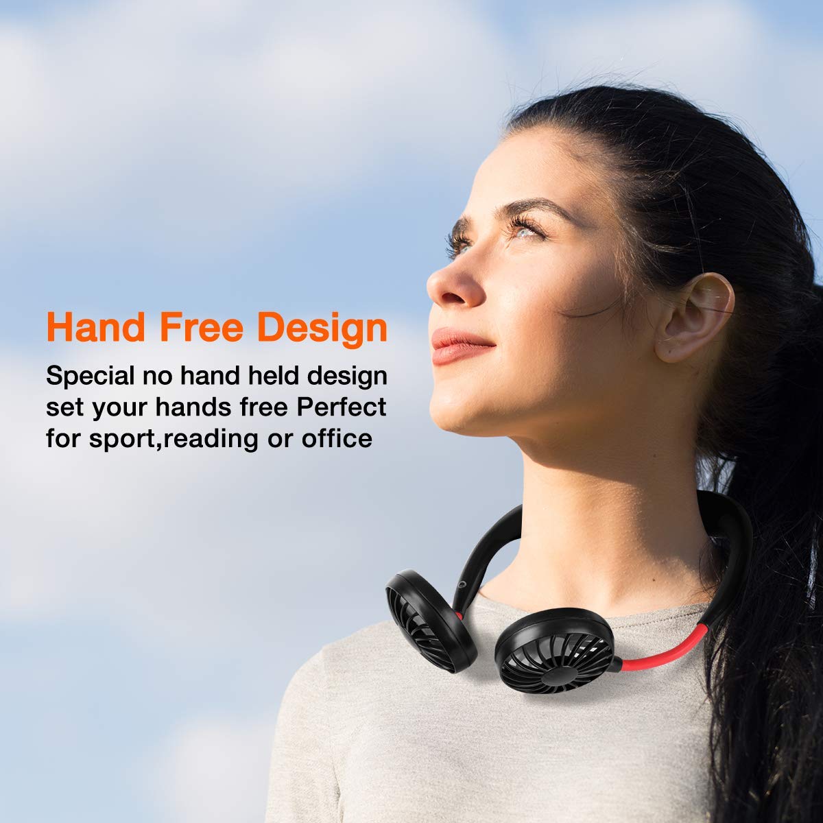  Hands Free Portable Fan