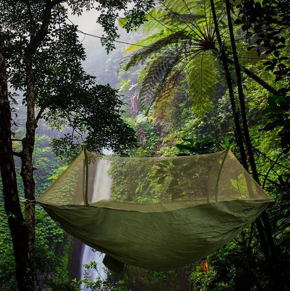 Hanging Bed With Mosquito Net 
