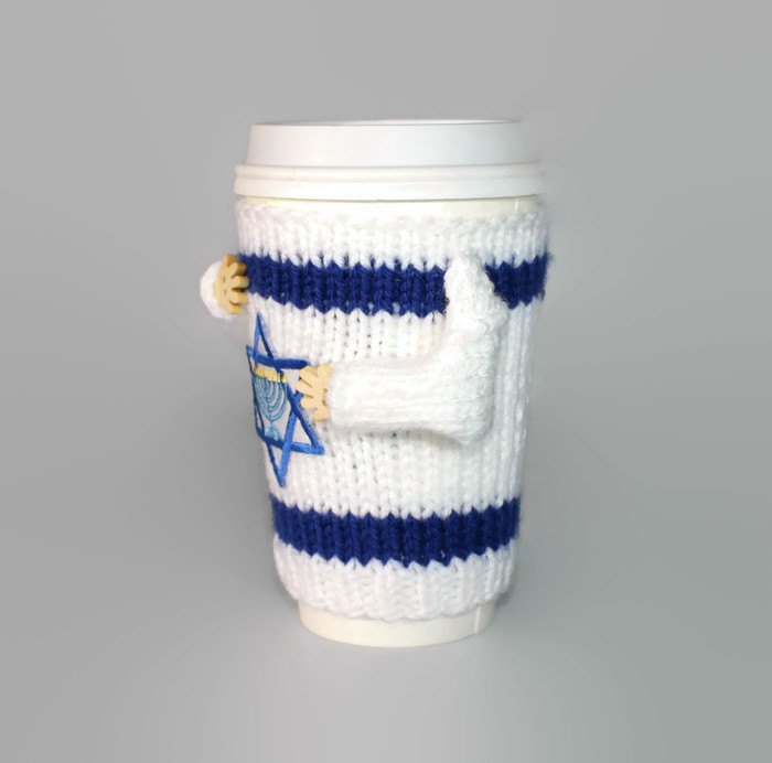 Hanukkah Coffee Sleeve