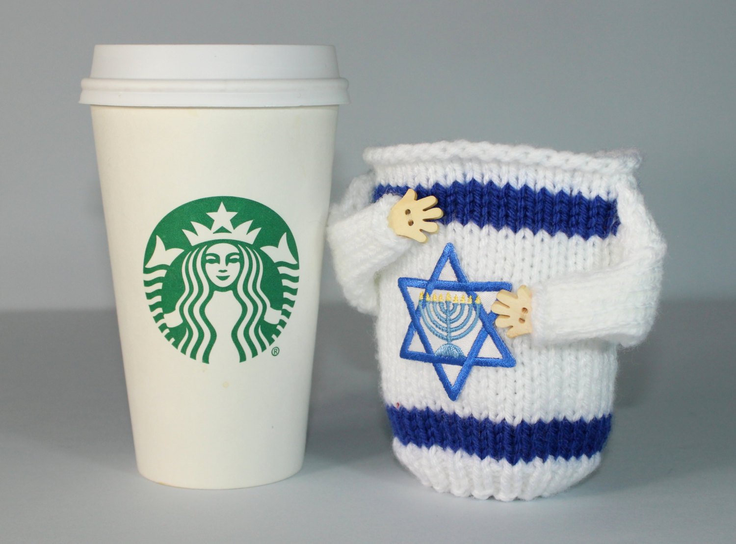 Hanukkah Coffee Sleeve