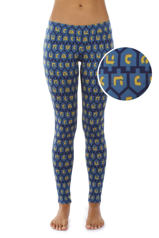 Hanukkah Dreidel Leggings
