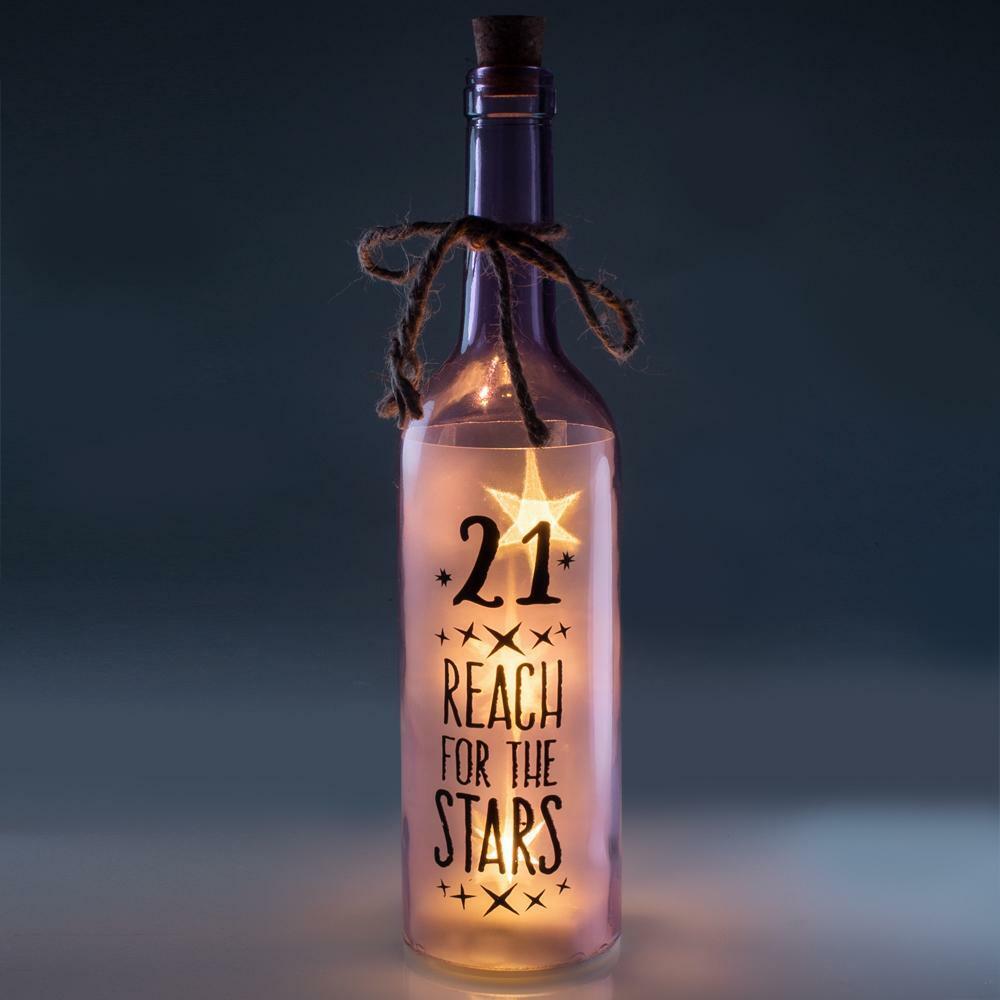 Happy Birthday Light Up Wishing Bottle