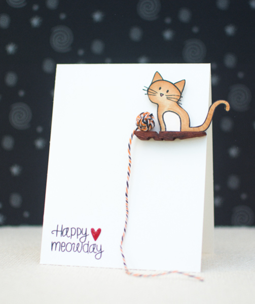 Happy Meowday Card