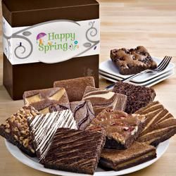 Happy Spring Brownie Gift Basket