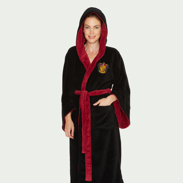 Harry Potter Adult Fleece Hooded Bathrobe