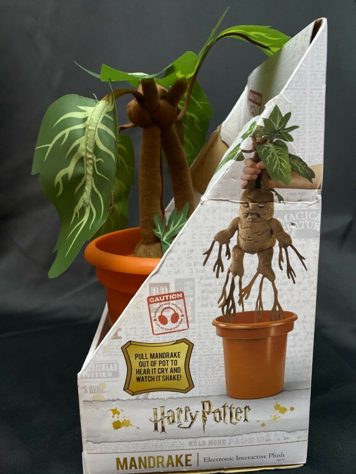 harry potter mandrake electronic interactive plush