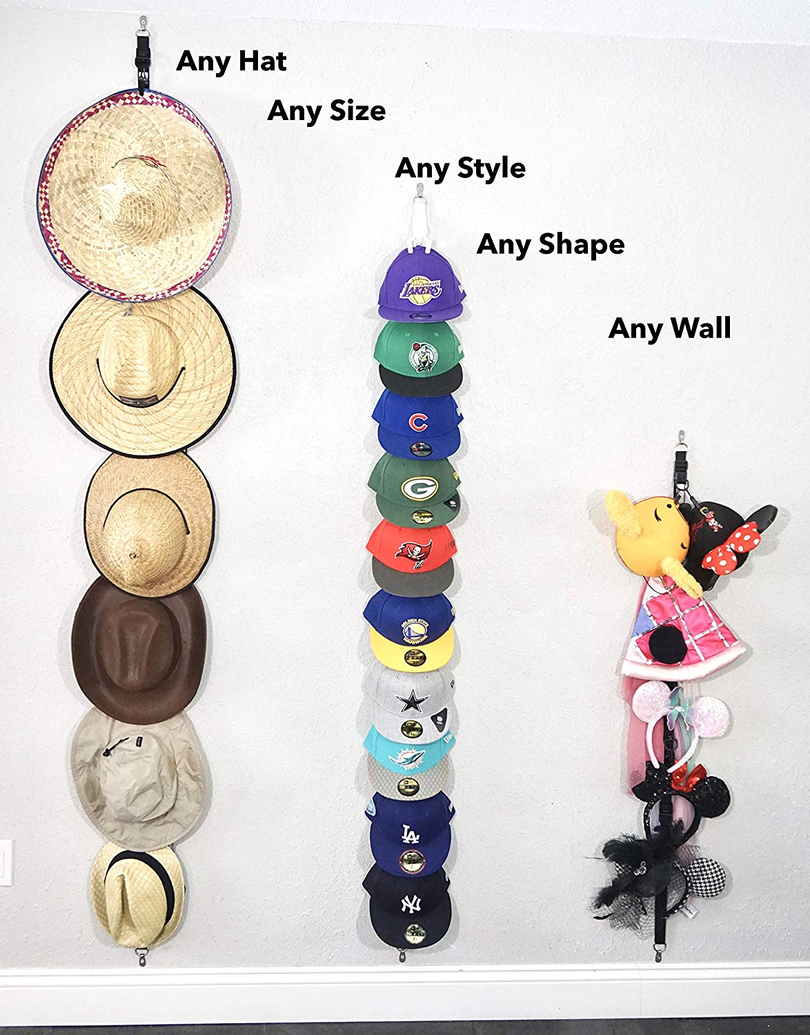 Hat Rack Cap Organizer