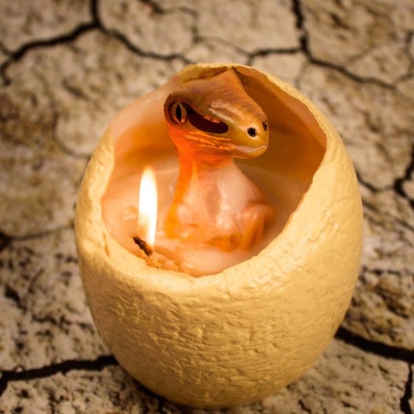 Hatching Dinosaur Candle