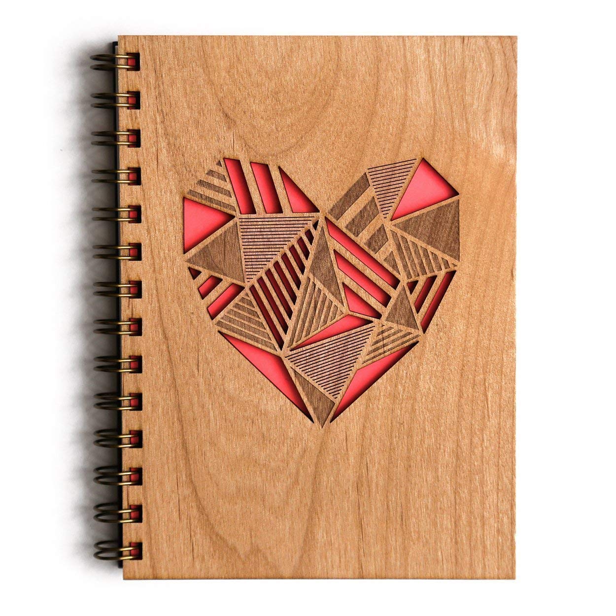 Heart Laser Cut Wooden Journal