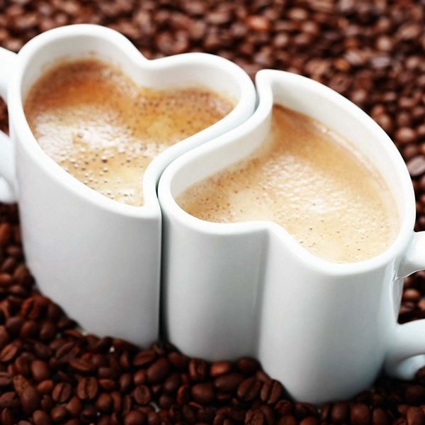 Heart Shaped Coffee Mugs