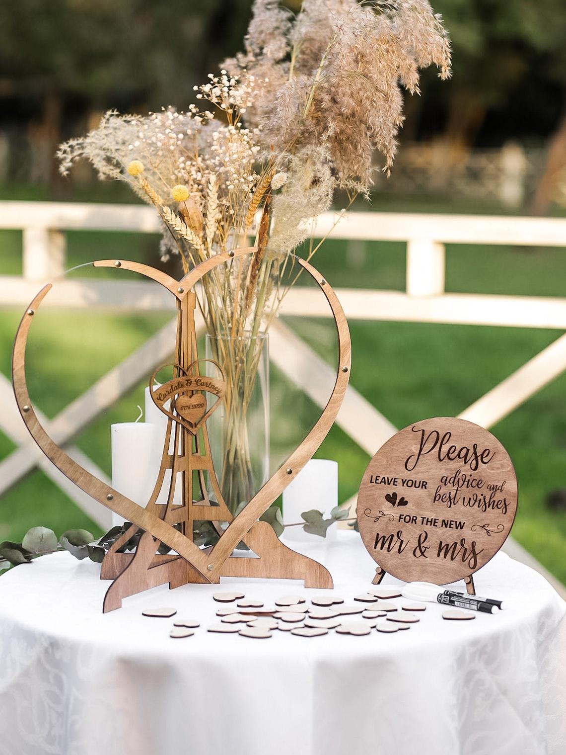  Hearts Wedding Guest Book
