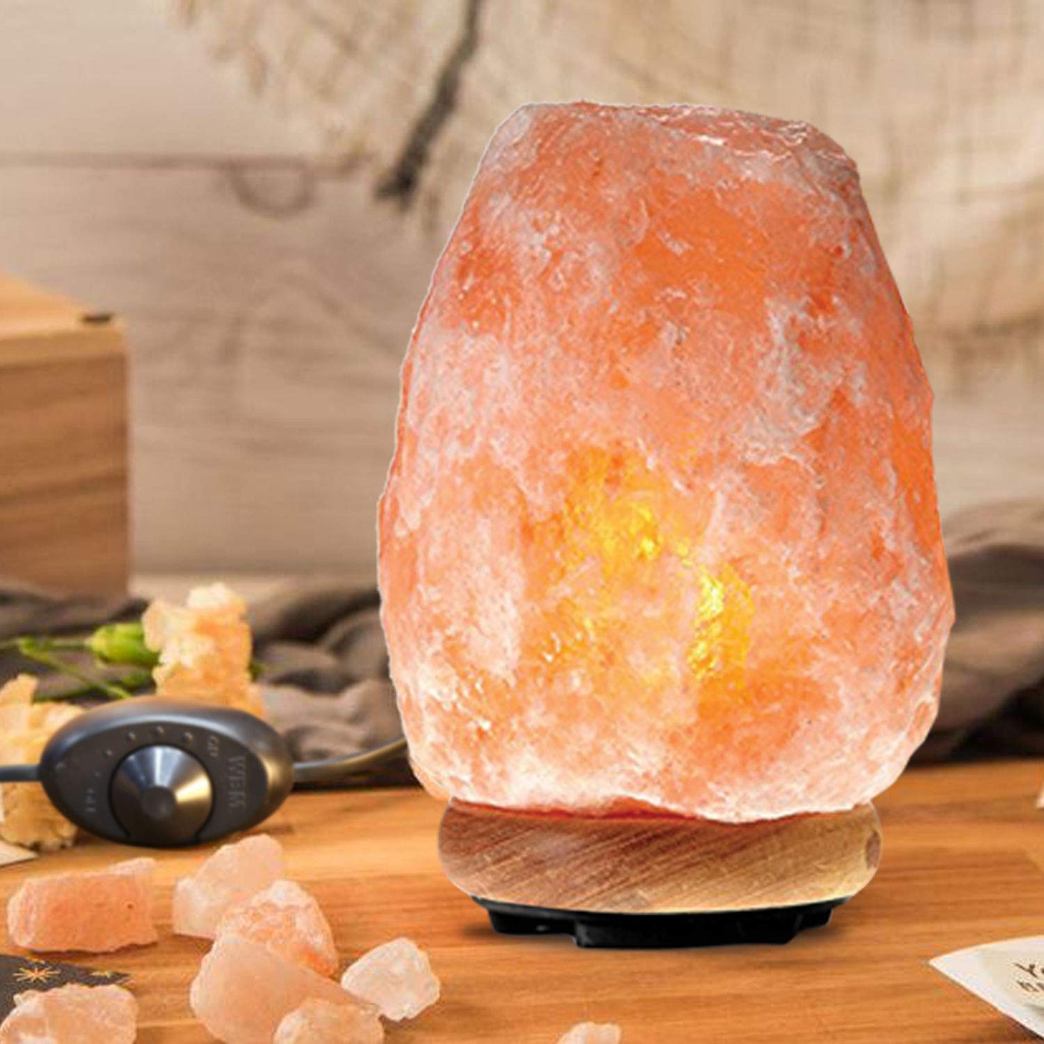 Himalayan Glow Crystal Salt Lamp
