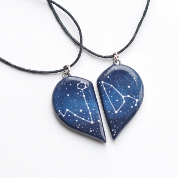 His and Hers Constellation Necklace