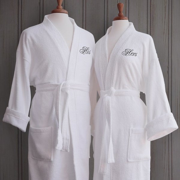 His & Her Bathrobe Set