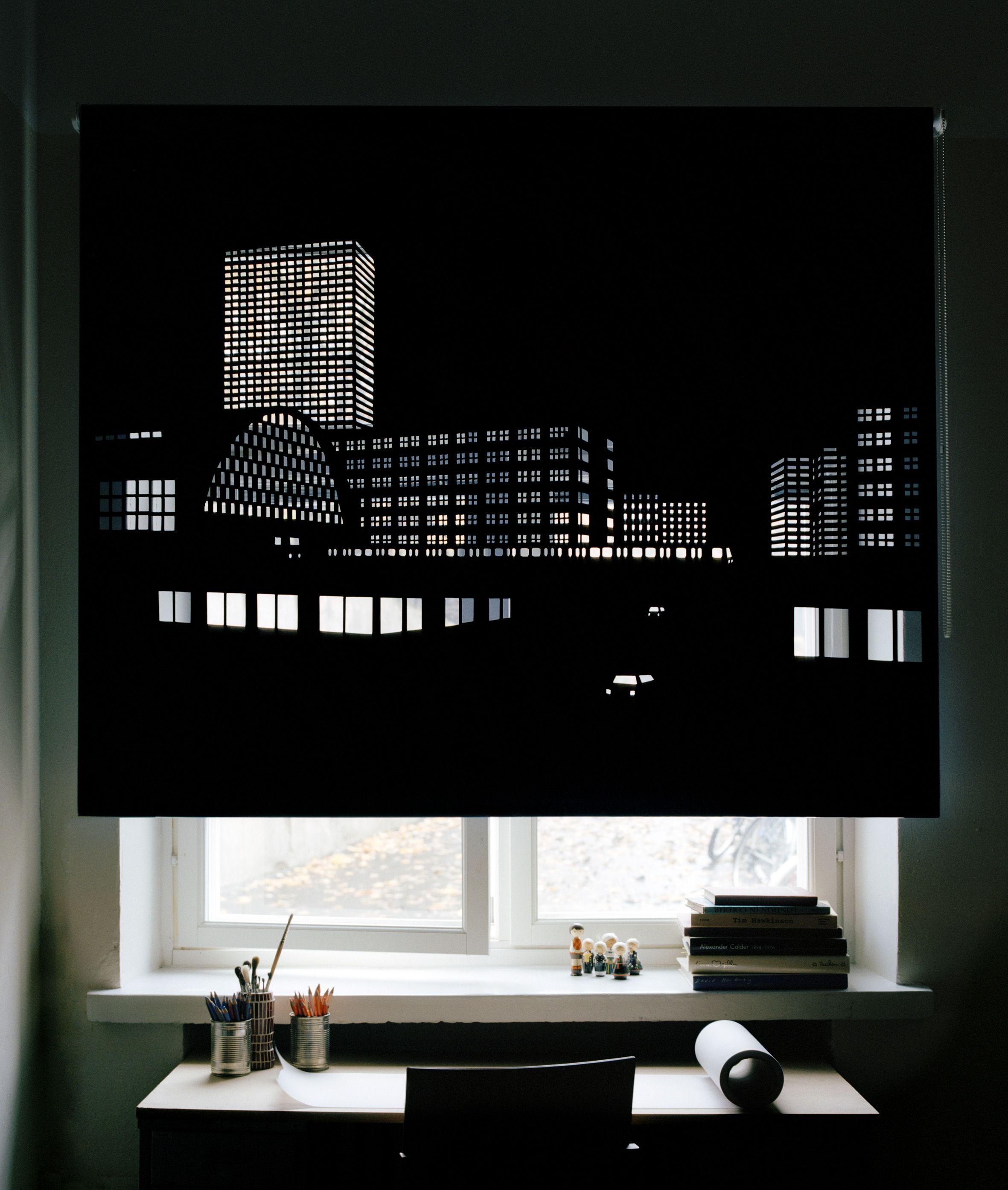 HoleRoll: Blackout Curtains With Holes That Create Incredible City Views