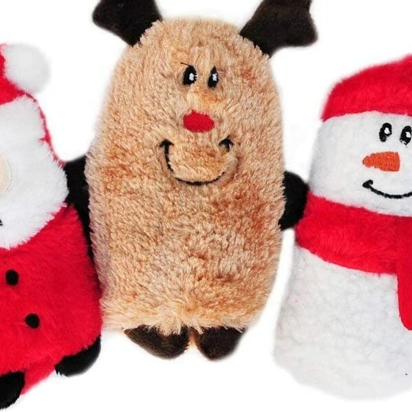 Holiday Buddies Plush Dog Toys