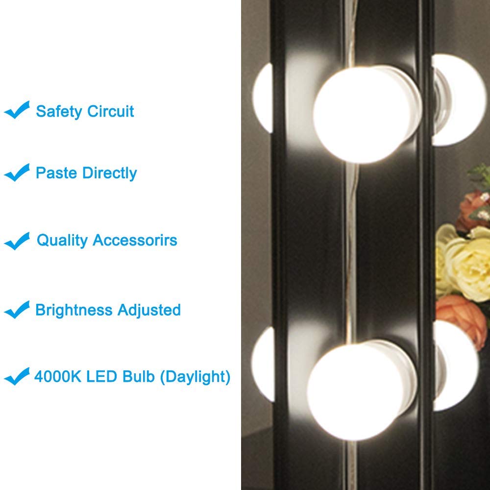 Hollywood Style LED Vanity Mirror Lights Kit