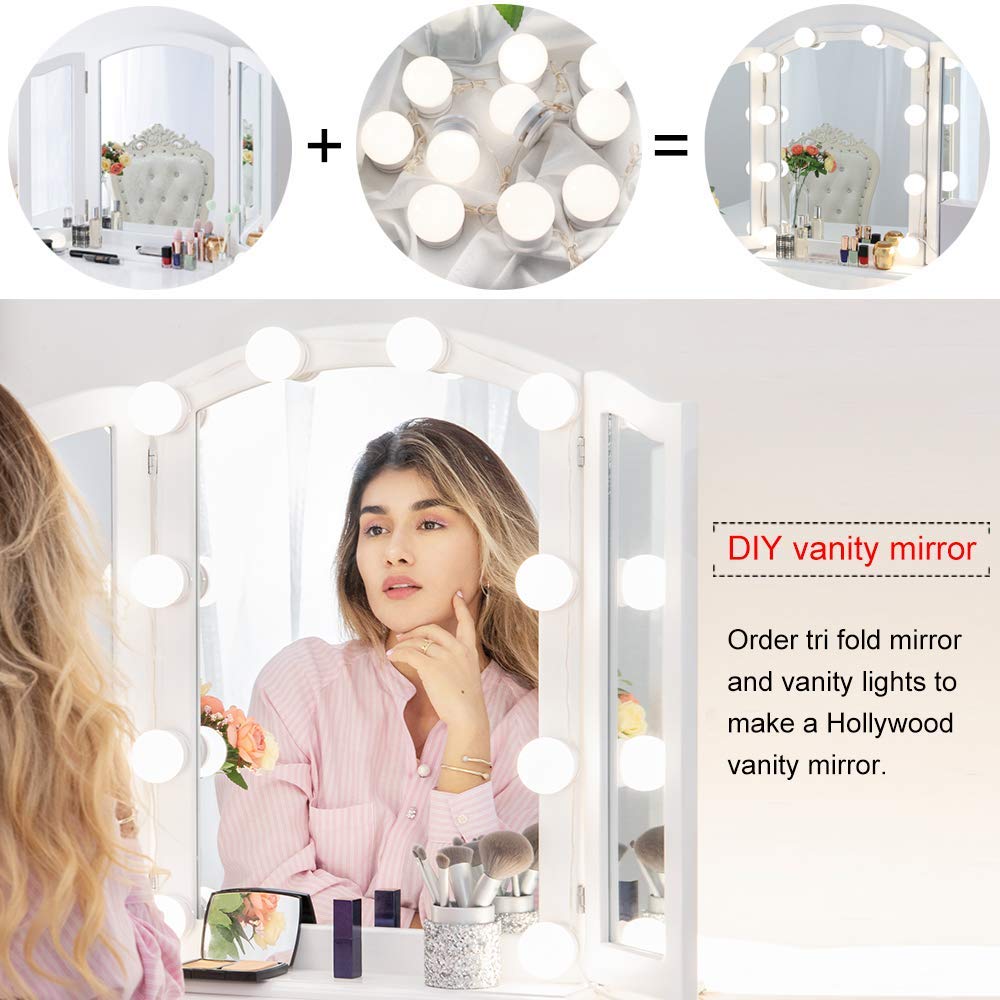 Hollywood Style LED Vanity Mirror Lights Kit