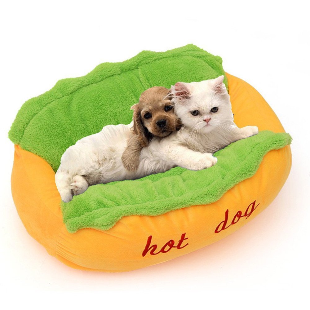 Hot Dog Design Pet Bed