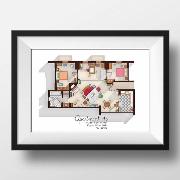 How I Met Your Mother Apartment - Famous TV Show Floor Plan