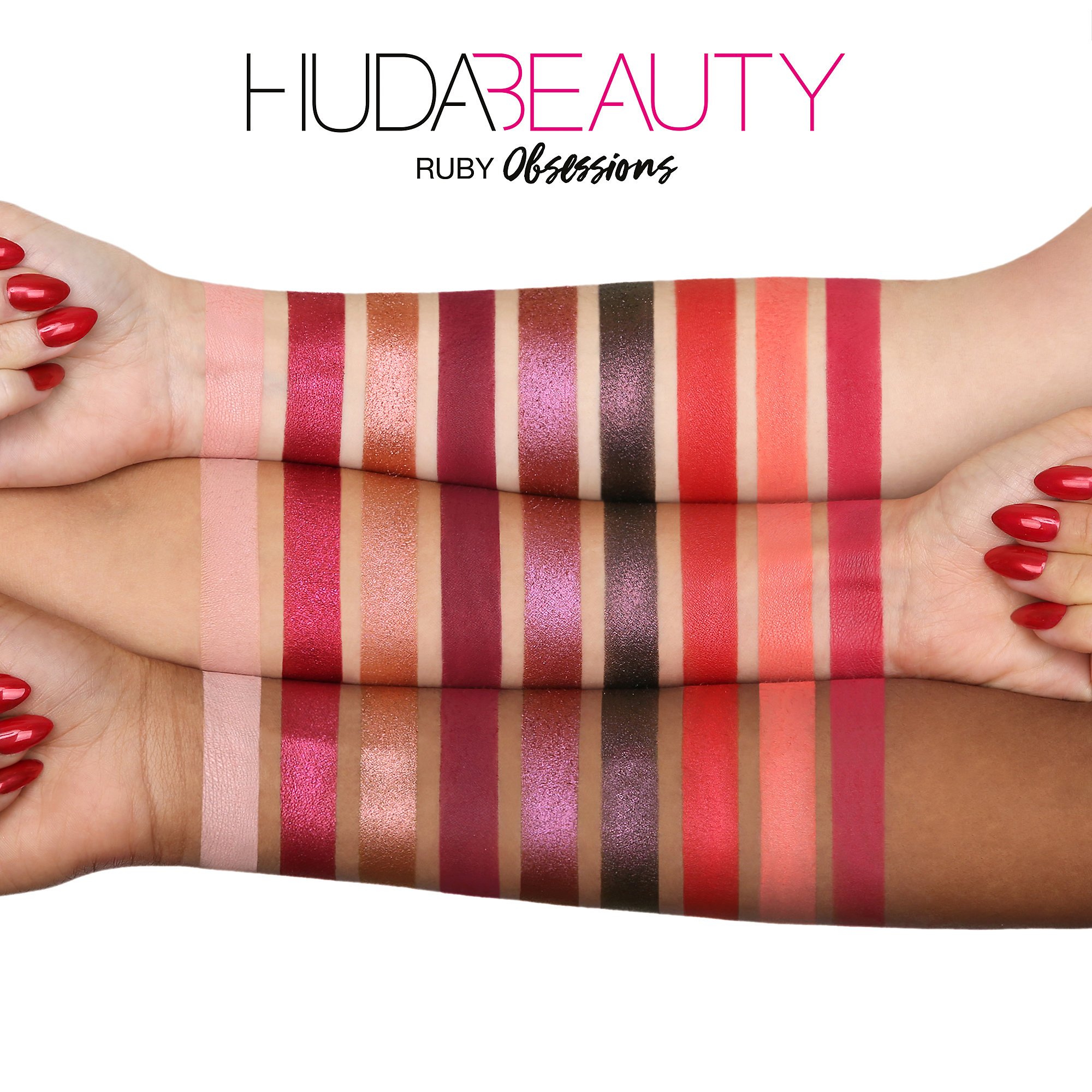 Huda Beauty Ruby Obsessions Eyeshadow Palette