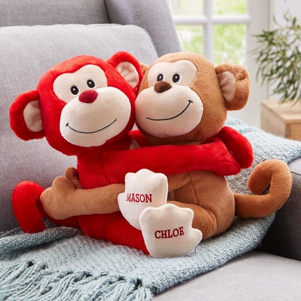 Hugs & Kisses Monkeys