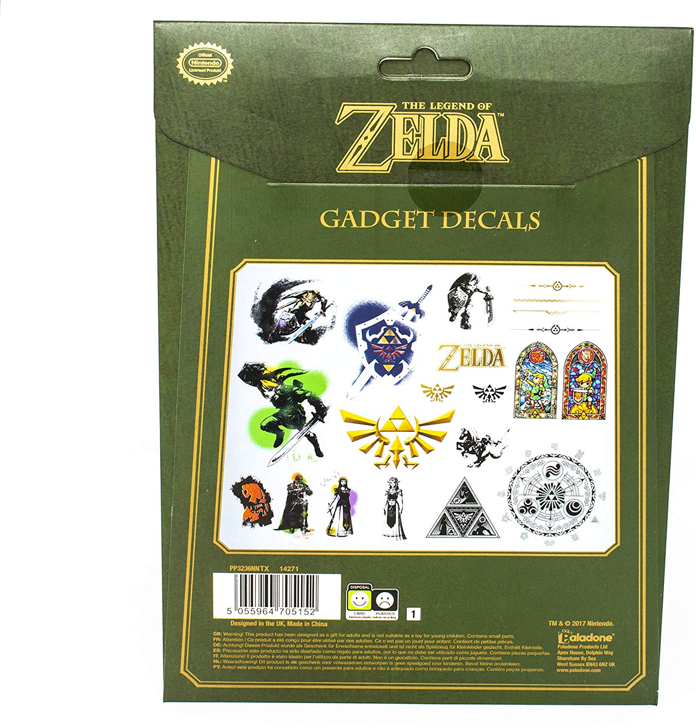 Hyrule Vinyl Gadget Decals