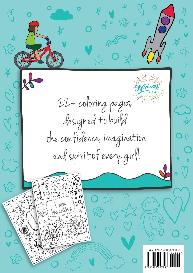 I Am Confident, Brave & Beautiful: A Coloring Book for Girls