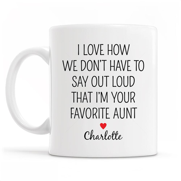 "I'm your favorite Aunt" Mug